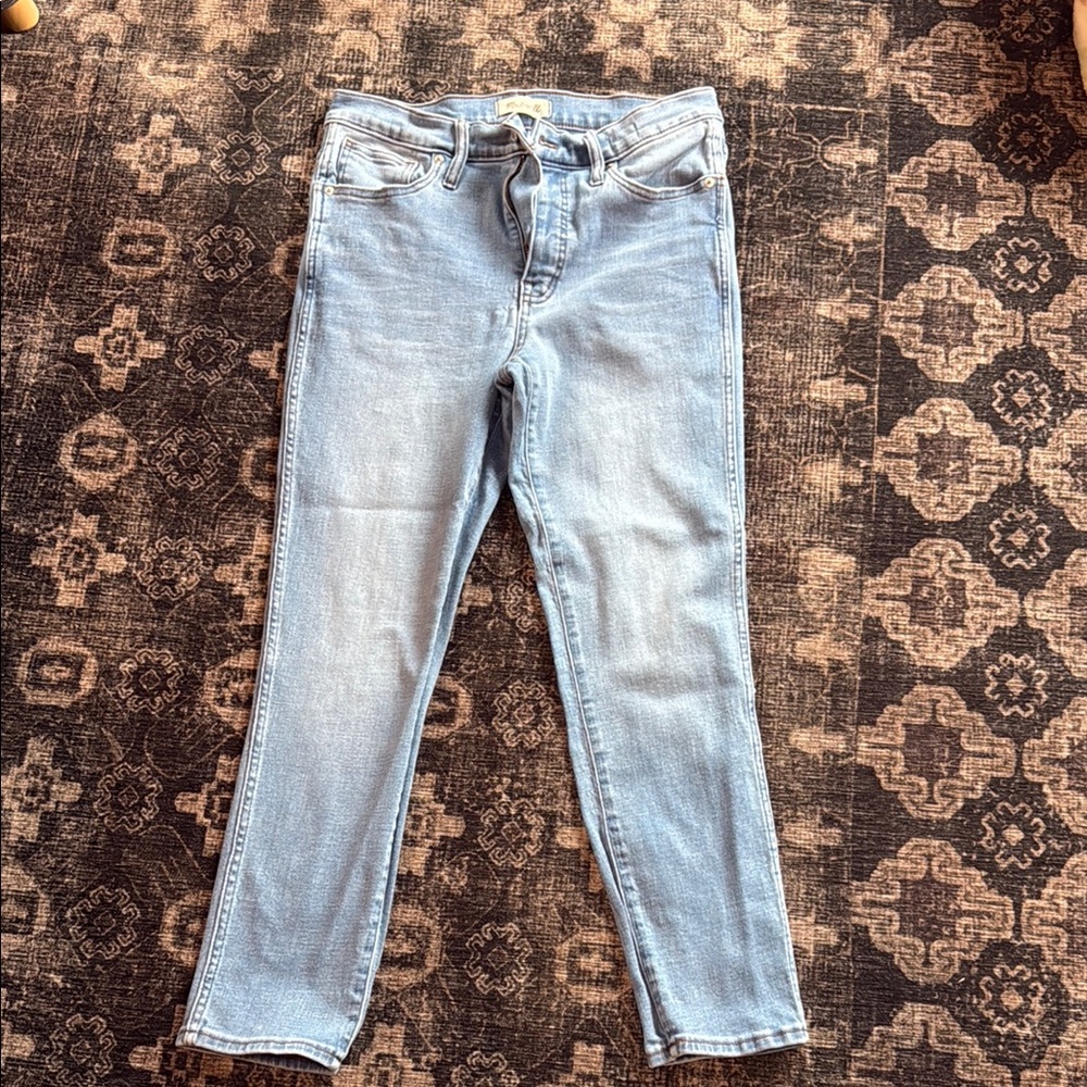 Madewell Blue Skinny Jeans Classic Fit